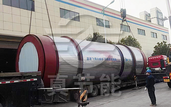 紅薯渣烘干機生產廠家吊裝