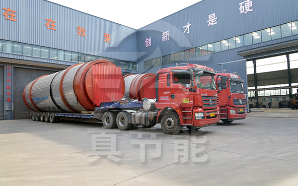 浸出渣烘干機(jī)運(yùn)輸現(xiàn)場